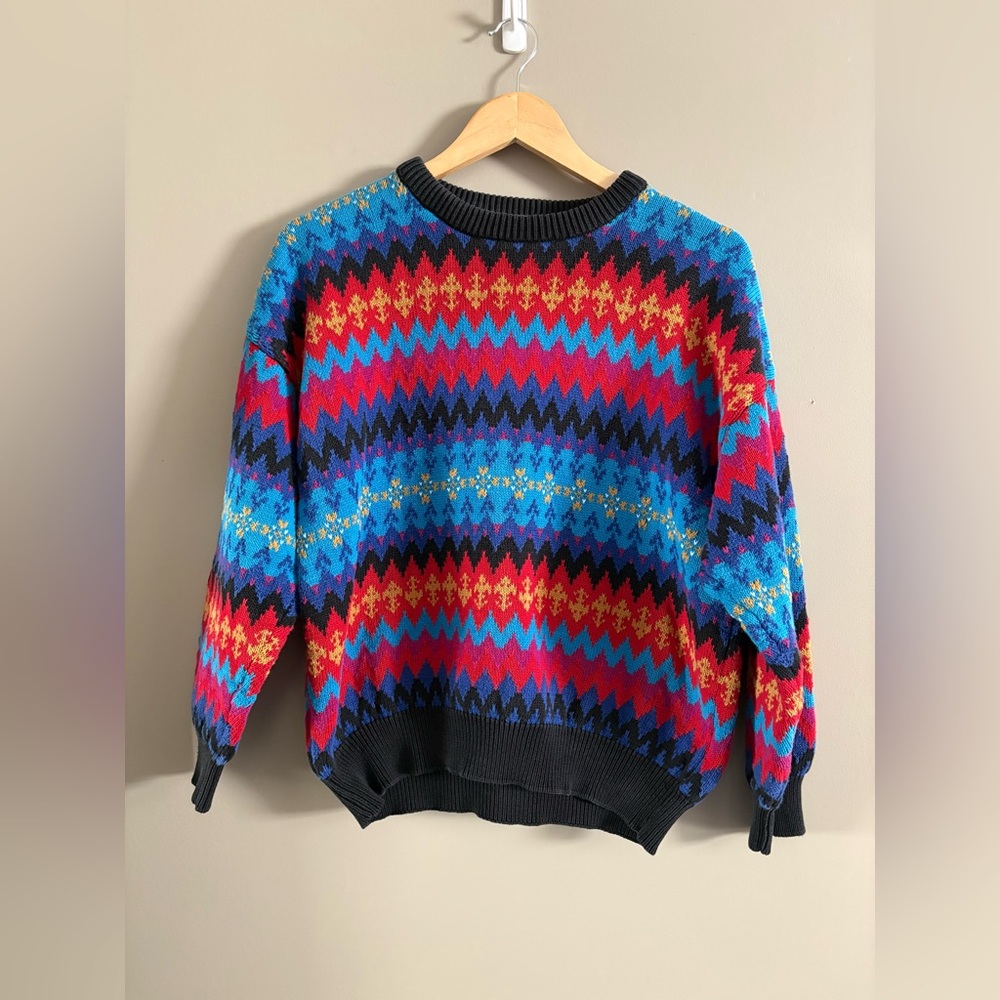 Vintage The Signature Collection Print Jumper